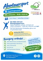 Mittwochs, 18h, Abenteuersport für aktive Eltern & Kinder